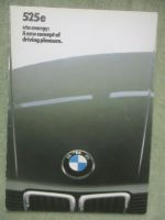 BMW 525eta E28 Englisch brochure March 1983
