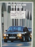BMW 518i 520i 525i 528i 535i M535i E28 Finnland September 1987