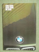 BMW 518i 520i 525i 528i M535i E28 September 1984