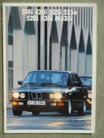 BMW 518i 20i 525i 525e 528i 535i M535i E28 März 1987