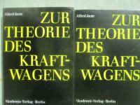 Akademie-Verlag Berlin Alfred Jante Zur Theorie des Kraftwagens