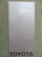 Toyota Preise Austattungen und Farben Juli 1980