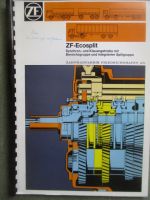ZF Ecosplit Syncrhon- und Klauengetriebe mit Bereichsgruppe und integrierter Splitgruppe