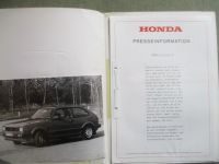 Honda Civic S 2. Generation Presseinformation +Foto