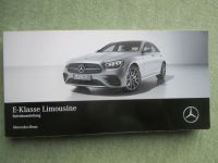 Mercedes Benz E-Klasse Limousine BR213 2020 Bordbuch Deutsch