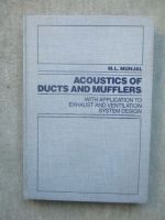 M. L. Munjal Acoustics of Ducts and Mufflers