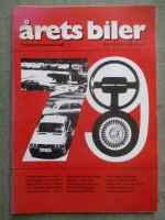 arets biler af Bent Elsnab Modelljahr 1979 Dänisch