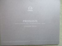 Mazda Preisliste Modelljahrgang 2022