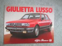 Alfa Romeo Giulietta Lusso 1.6 1.8 2.0 Prospekt Typ 116