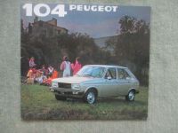 Peugeot 104 Prospekt Deutsch 1981
