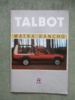 Talbot Matra Rancho Modelljahr 1981