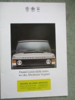 Range Rover Series Classic 4-türig 2-ütrig +Vogue Prospekt Deutsch