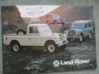 Land Rover 88 109 Prospekt Februar 1977 Englisch