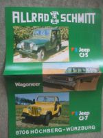 Jeep CJ-5/7 +Wagoneer Prospektblatt