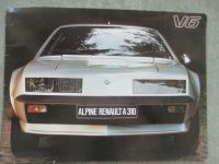 Alpine A310 Renault Prospekt Deutsch