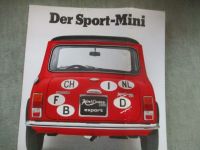 Mini Cooper 1300 export Der Sport-Mini Großformat Katalog
