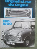 Mini 1000 Prosepkt Deusch August 1975