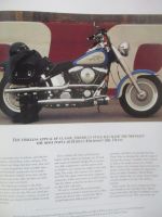Harley-Davidson Motorcycles 1992 USA Broschüre