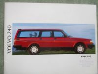 Volvo 240GL Family Edition 5-türig Prospekt 1992