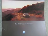 VW Quantum 1987 USA Prospekt