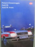 Audi 80 +Avant (B4) Notarzt-Einsatzwagen Mai1993