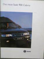Saab 900 Cabrio 1994 Prospekt