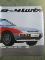 Porsche 924 turbo Prospekt Vorstellung