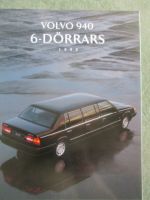 Volvo 940 6-Dörrars 1995 Prospekt Schwedisch