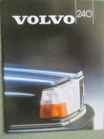 Volvo 240GL Limousine +Kombi Turbo Diesel GLE Katalog 1983