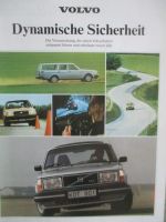 Volvo Dynamische Sicherheit Prospekt 1980