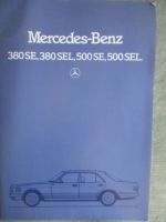 Mercedes Benz 380SE 380SEL 500SE 500SEL W126 Mai 1984
