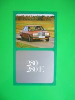 Mercedes Benz 280 280E W123 Limousine Katalog 1976