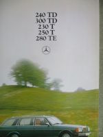 Mercedes Benz 240TD 300TD 230T 250T 280TE August 1977