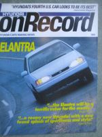 Automobile Magazine Hyundai onRecord Elentra 1991