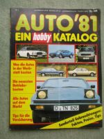 hobby Auto Katalog 1981