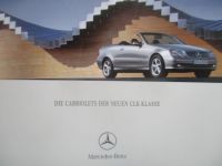 Mercedes Benz CLK 200CGi 200K 240 320 500 +55AMG A209 Cabrio 1/2003