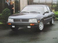 Peugeot 505 STi Prospektblatt USA 1985