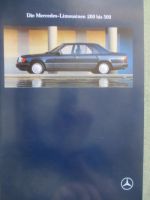 Mercedes Benz 200D 250D +Turbo, 300D +Turbo Oktober 1990