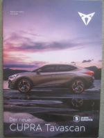 Cupra Tavascan Produktinformation Mai 2026
