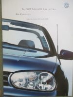VW Golf IV Cabriolet Sportline Modelljahr 2001