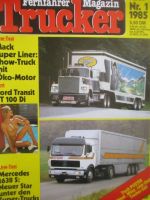 Trucker Fernfahrer Magazin Januar 1985