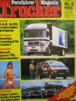 Trucker Fernfahrer Magazin August 1985