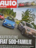 Auto Zeitung 23/2017 Kaufberatunf Fiat 500-Familie