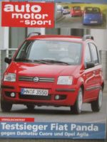 auto motor & sport 9/2004 Fiat Panda (typ 169)