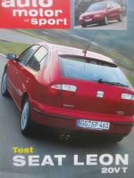 auto motor & sport 26/1999 Seat Leon 20V T