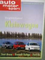 auto motor & sport 10/1997 Vergleichstest Kleinwagen