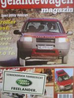 geländewagen magazin Sonderdruck Fahrbericht Freelander