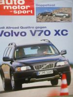 auto motor & sport 17/2000 Audi Allroad quattro vs. Volvo V70 XC