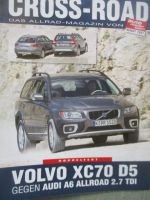 auto motor & sport Cross-Road Herbst 2007 Volvo XC70 D5 vs. A6 Allroad 2.7TDI