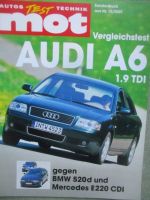 mot 12/2001 Vergleichstest Audi A6 1.9TDi